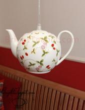 strawberry teapot hanging lamp